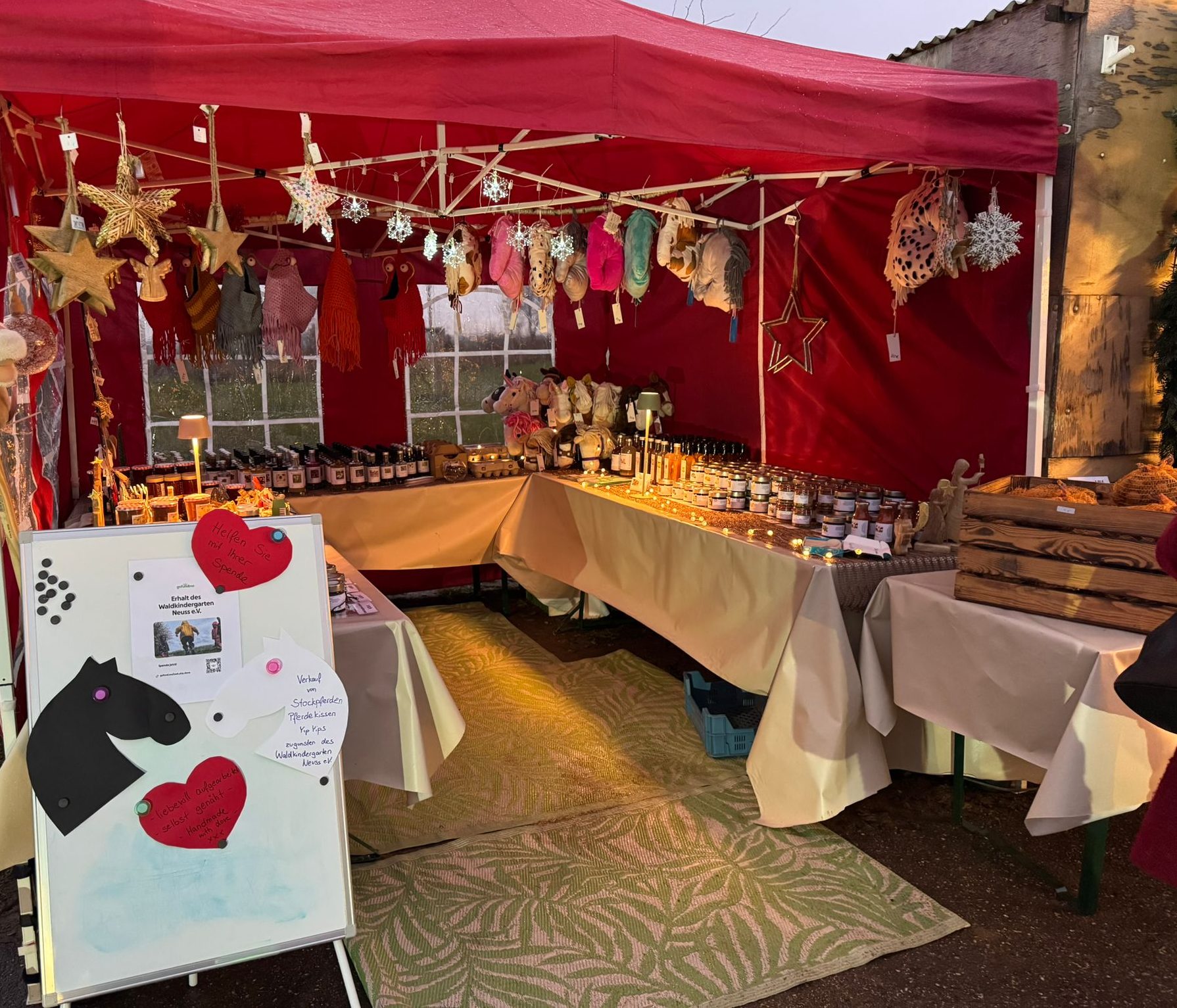 WildeKräuterKüche und Hofbüdchen Münchrath auf dem Weihnachtsmarkt Rommerskirchen